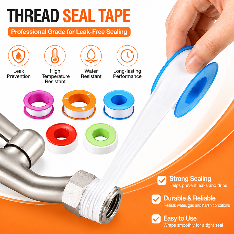 Plumbing Tape Ptfe - 5 szt. Szeroka, bardzo długa taśma