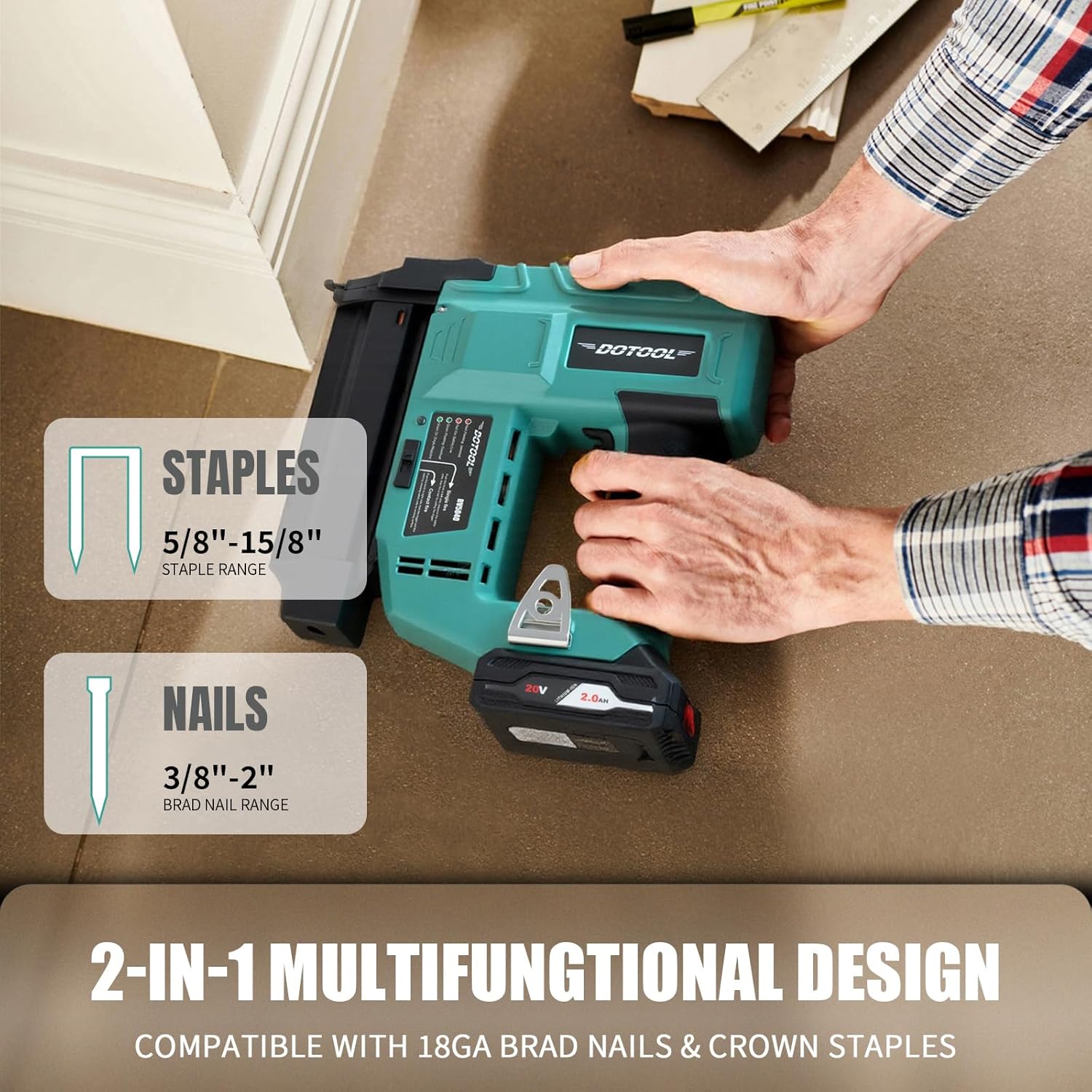 Akumulatorowa gwoździarka bezp – Home Improvement Brad recenzja i cena